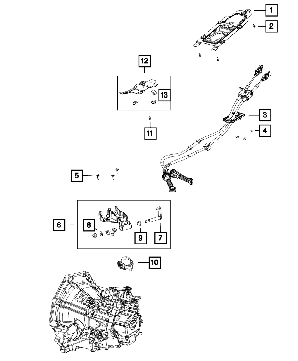 Gearshift Bracket - Mopar (4787953aa)
