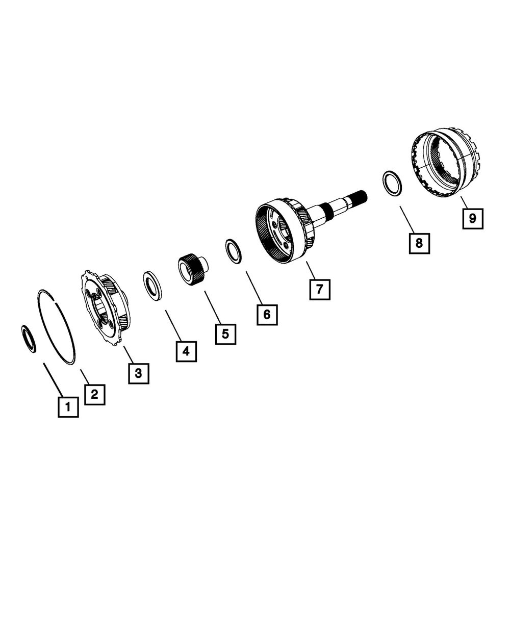 Needle Roller Thrust Bearing - Mopar (4799459)
