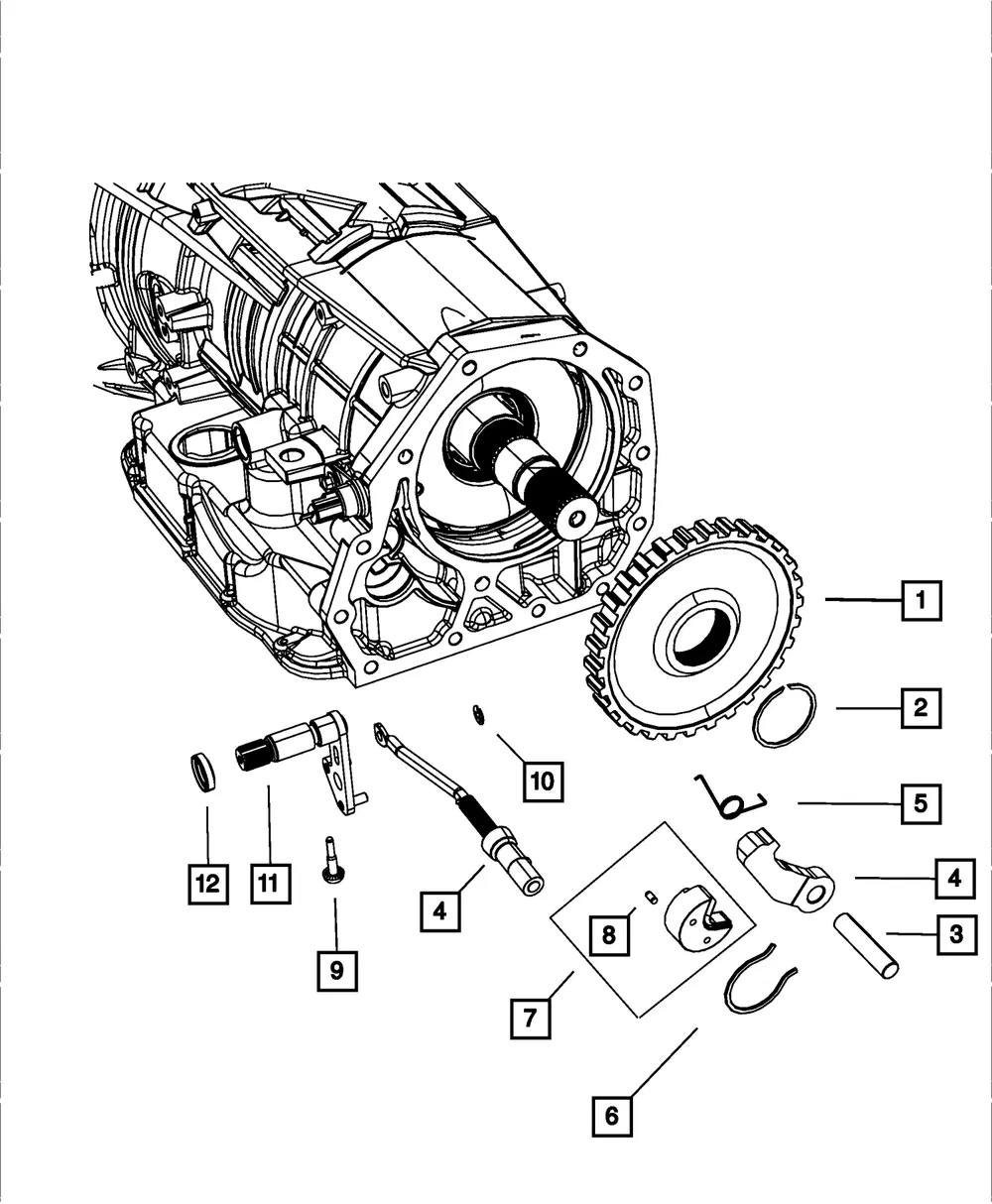 Parking Sprag Pawl Guide - Mopar (4799774AB)