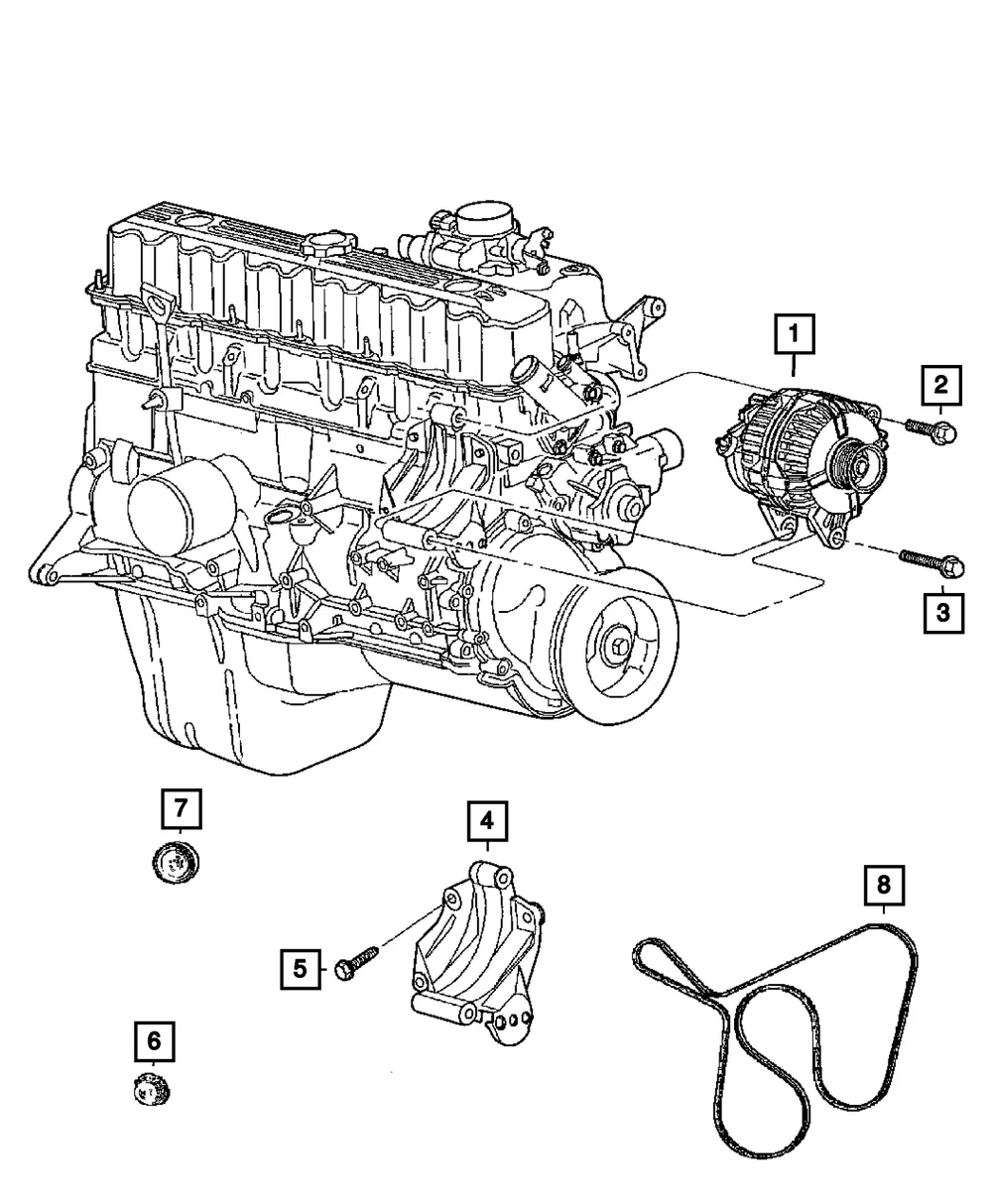 Idler Pulley - Mopar (4854092ac) - view 6