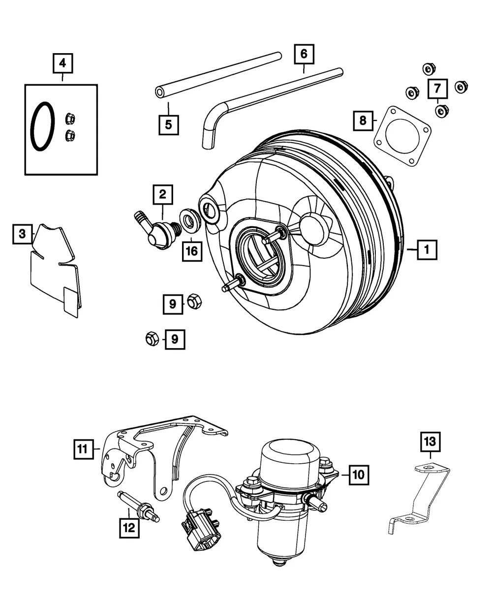 Air Pump - Mopar (5154322ac)