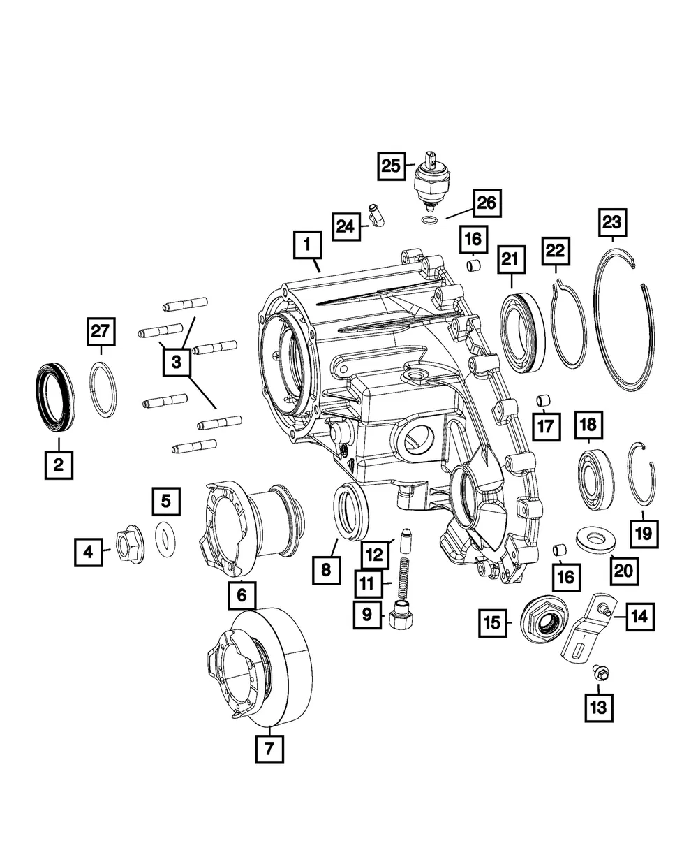 Front Case Half - Mopar (5159099aa)