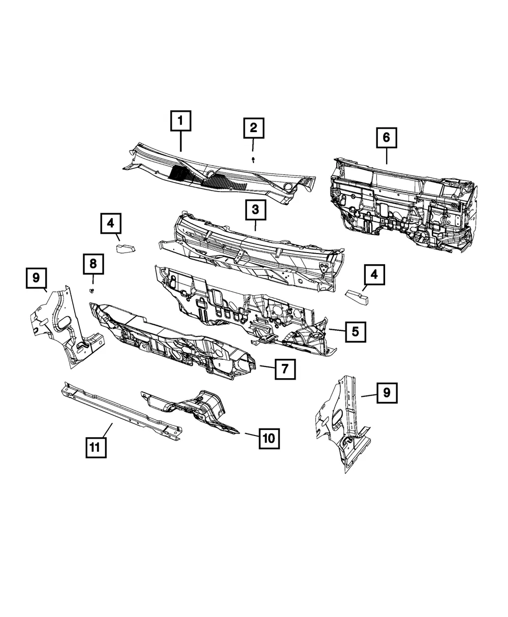 Panel Panel - Mopar (5160172AD)
