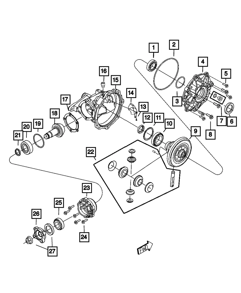 O Ring - Mopar (5161590aa)