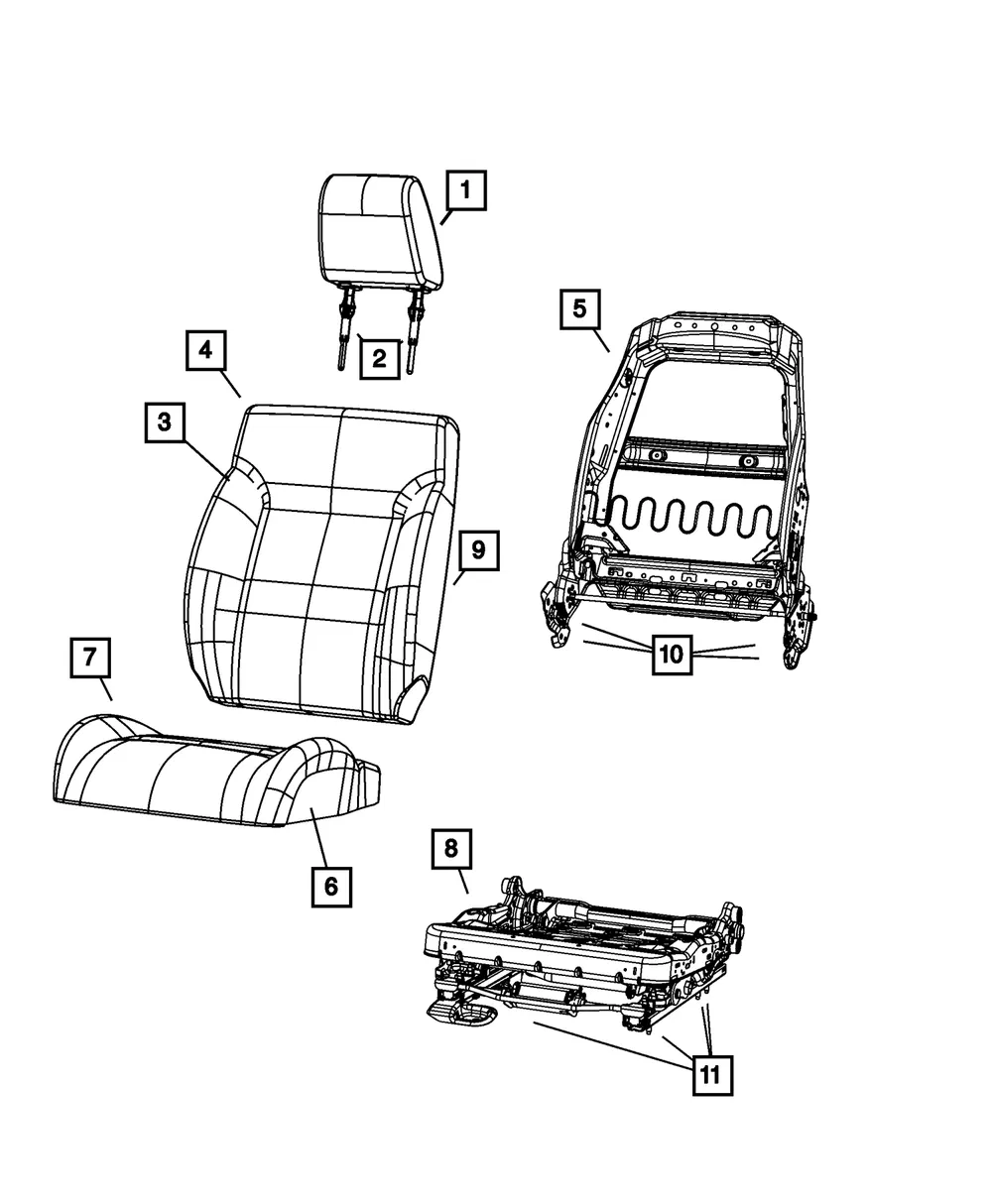 Nut - Mopar (5175656aa)