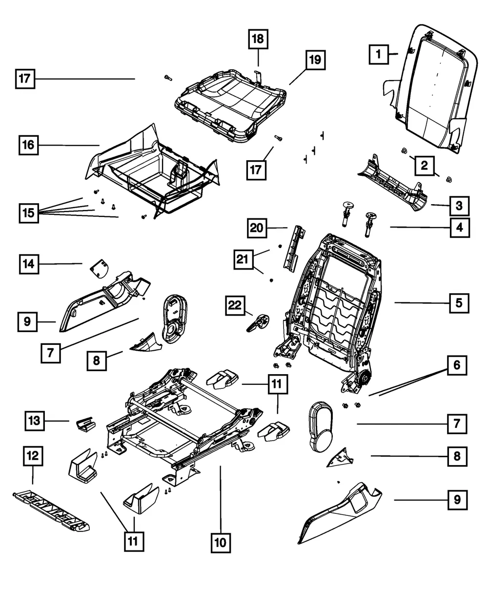 Nut - Mopar (5175663aa)