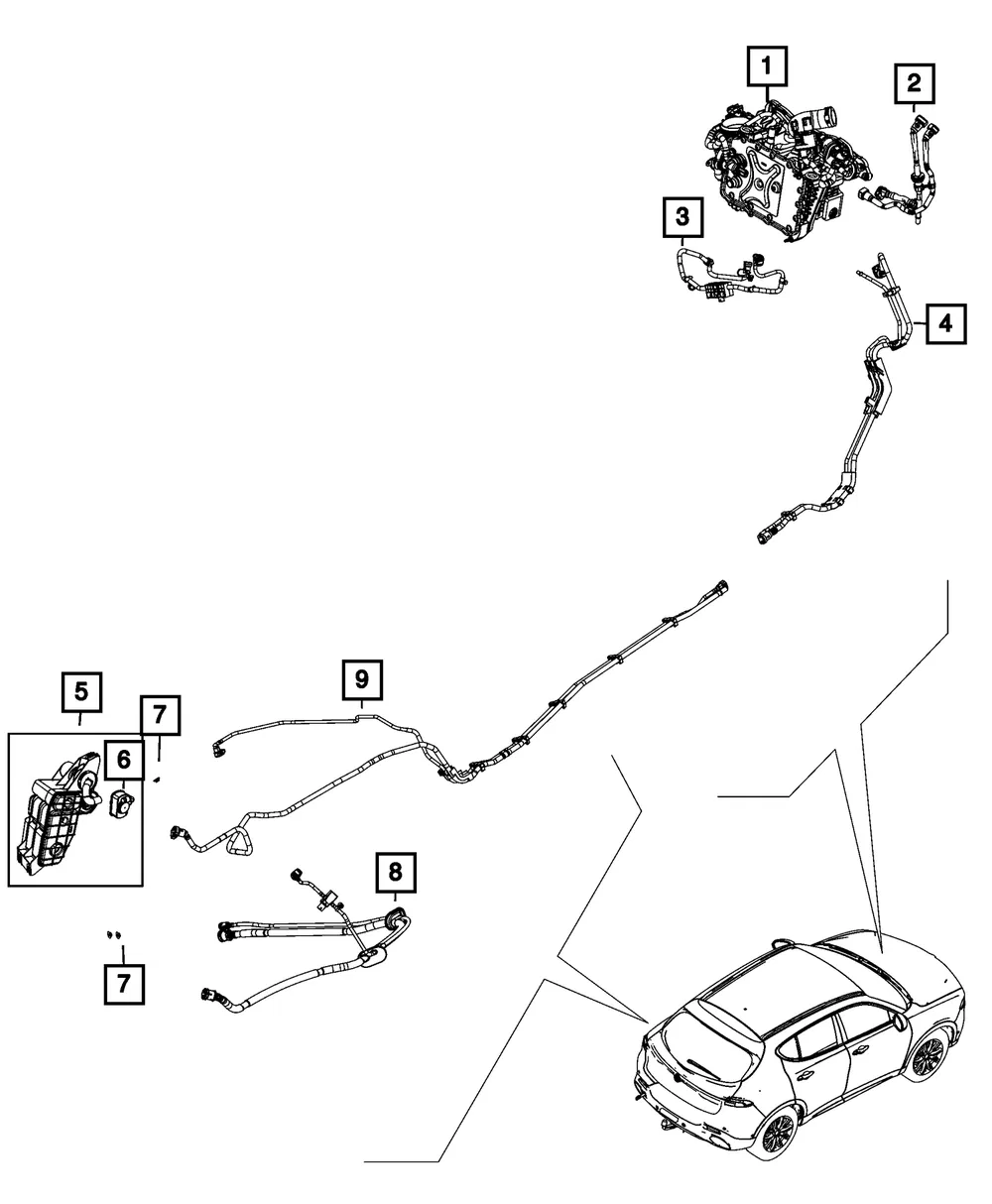 Nut - Mopar (52029724aa)