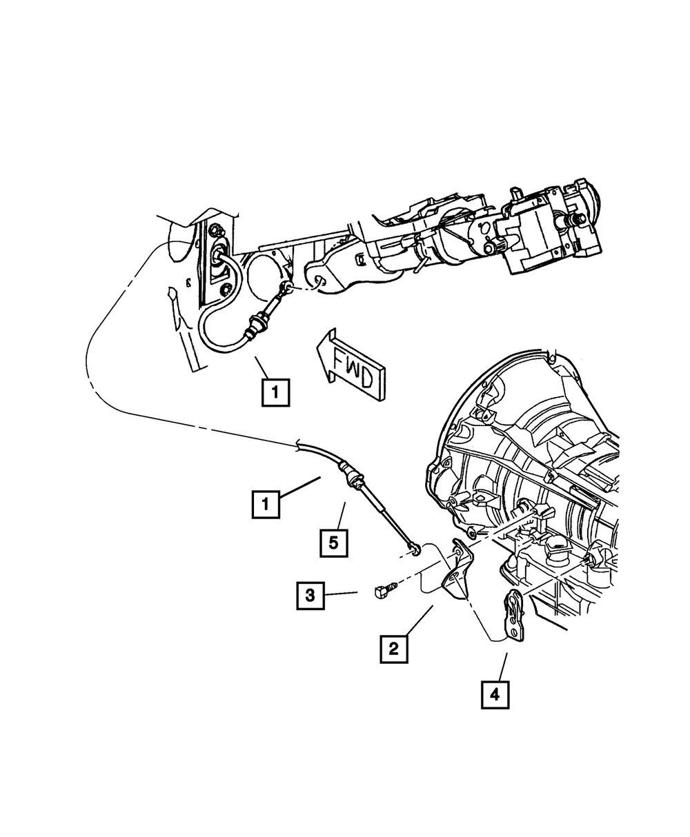 Shift Cable - Mopar (52107727AG)