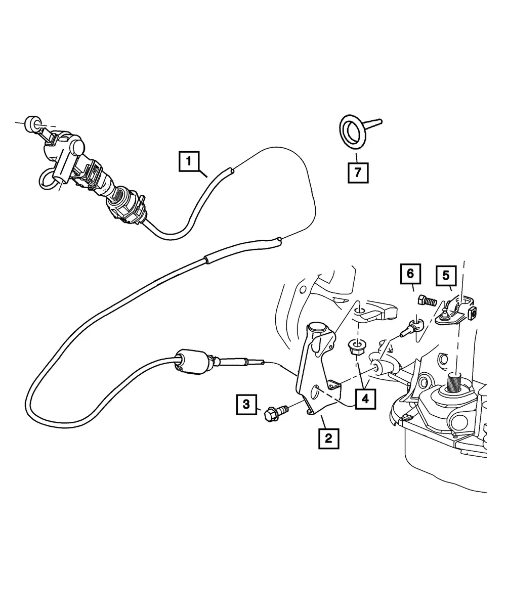 Shift Cable - Mopar (52107846ae)