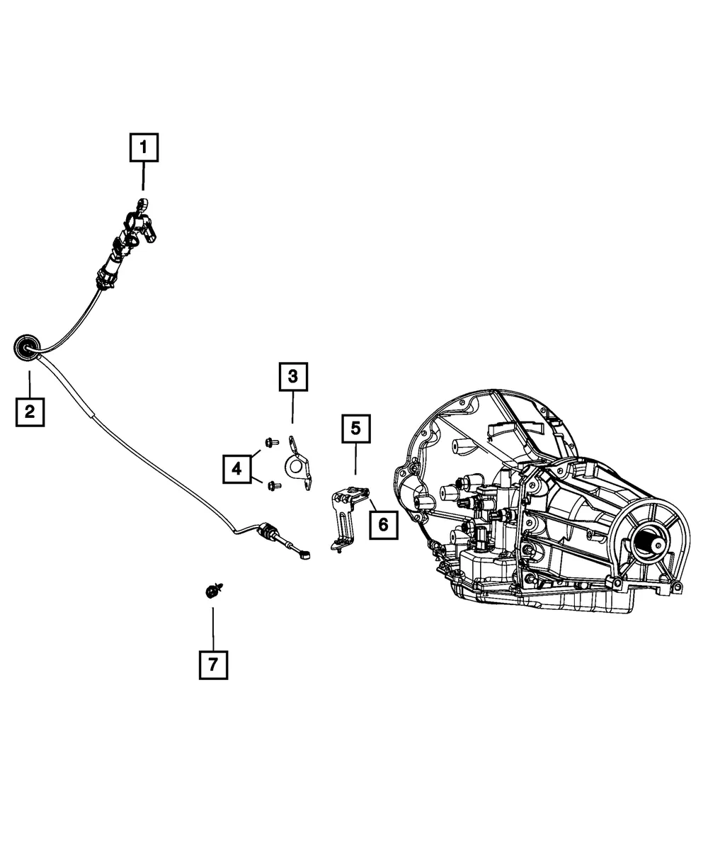 Shift Cable - Mopar (52110005AL) - view 4