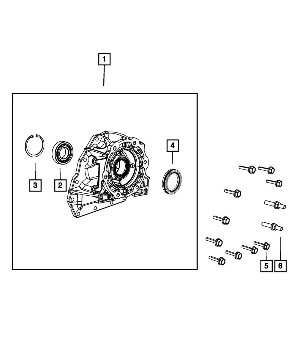 4wd Adapter Snap Ring - Mopar (52119916aa)