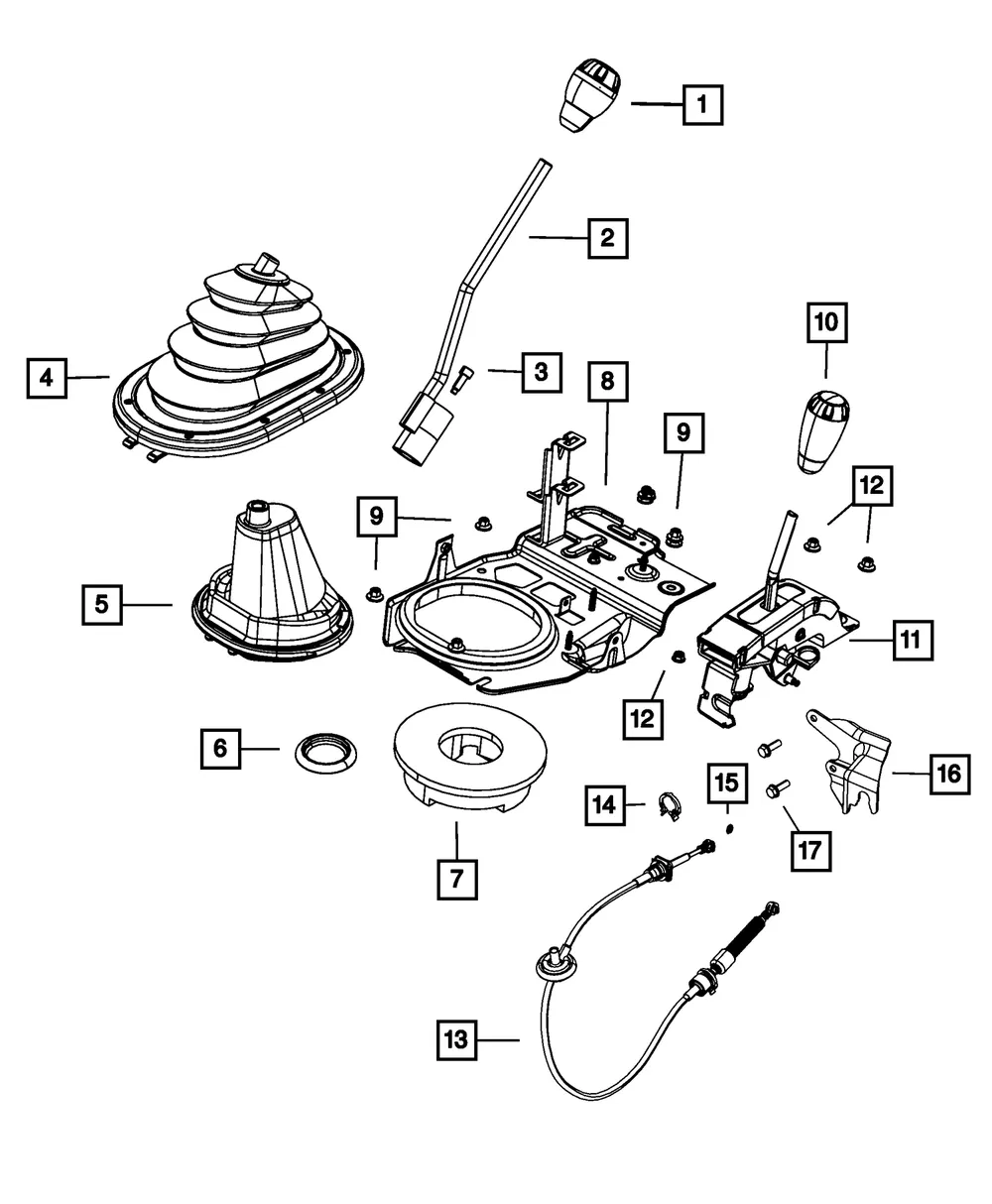 Shift Cable Bracket - Mopar (52121832AC) - view 4