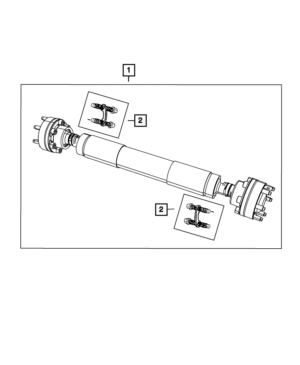 Drive Shaft - Mopar (52123995ab)
