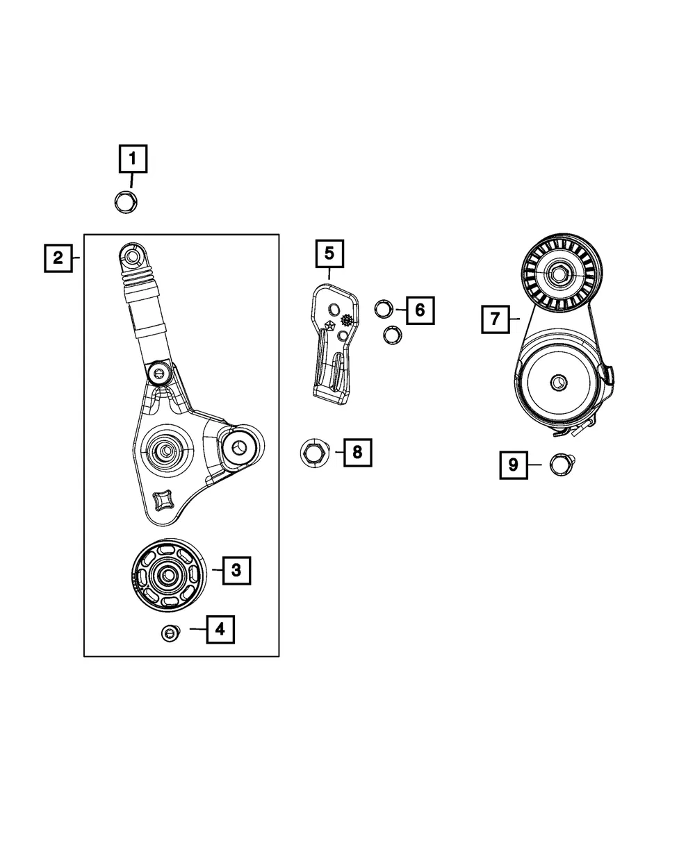 Mounting Bracket - Mopar (5281515ab) - view 5
