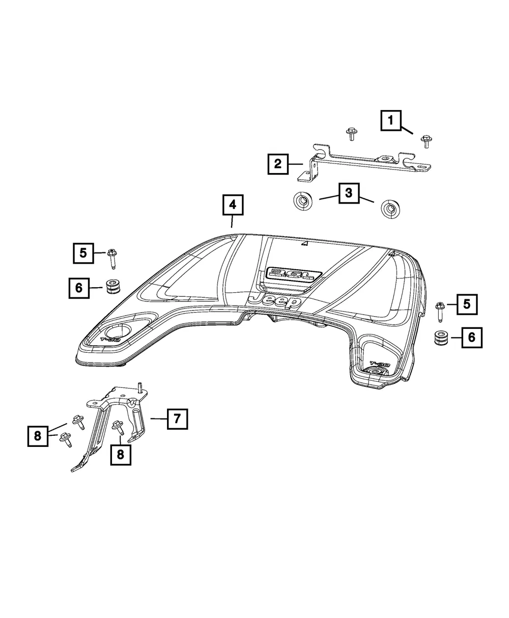 Bracket, Rear - Mopar (5281949ab) - view 4