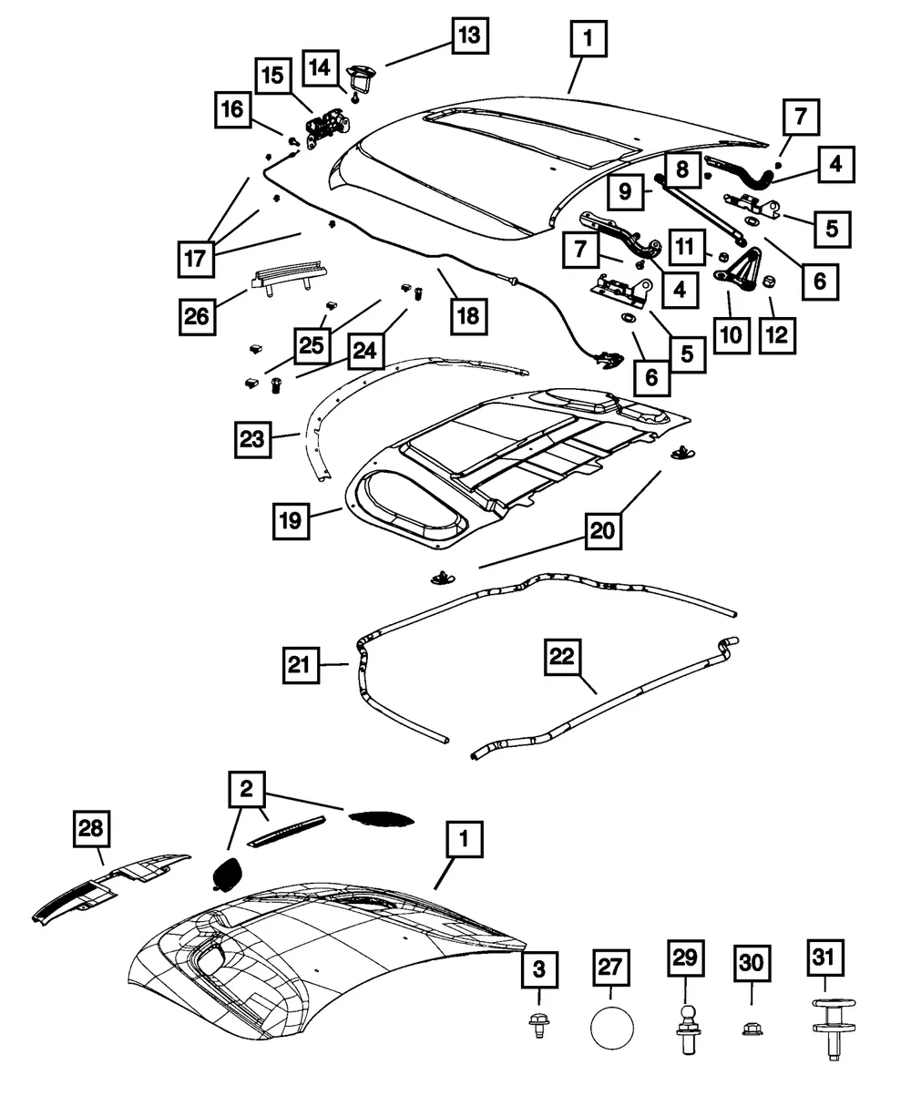 Shim - Mopar (52854575aa)