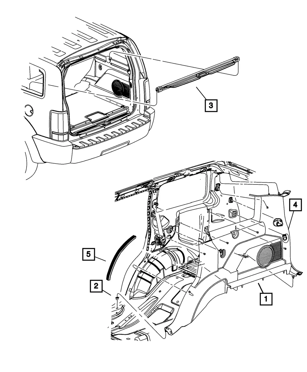 Cargo Tie Down Loop - Mopar (55196901AB)