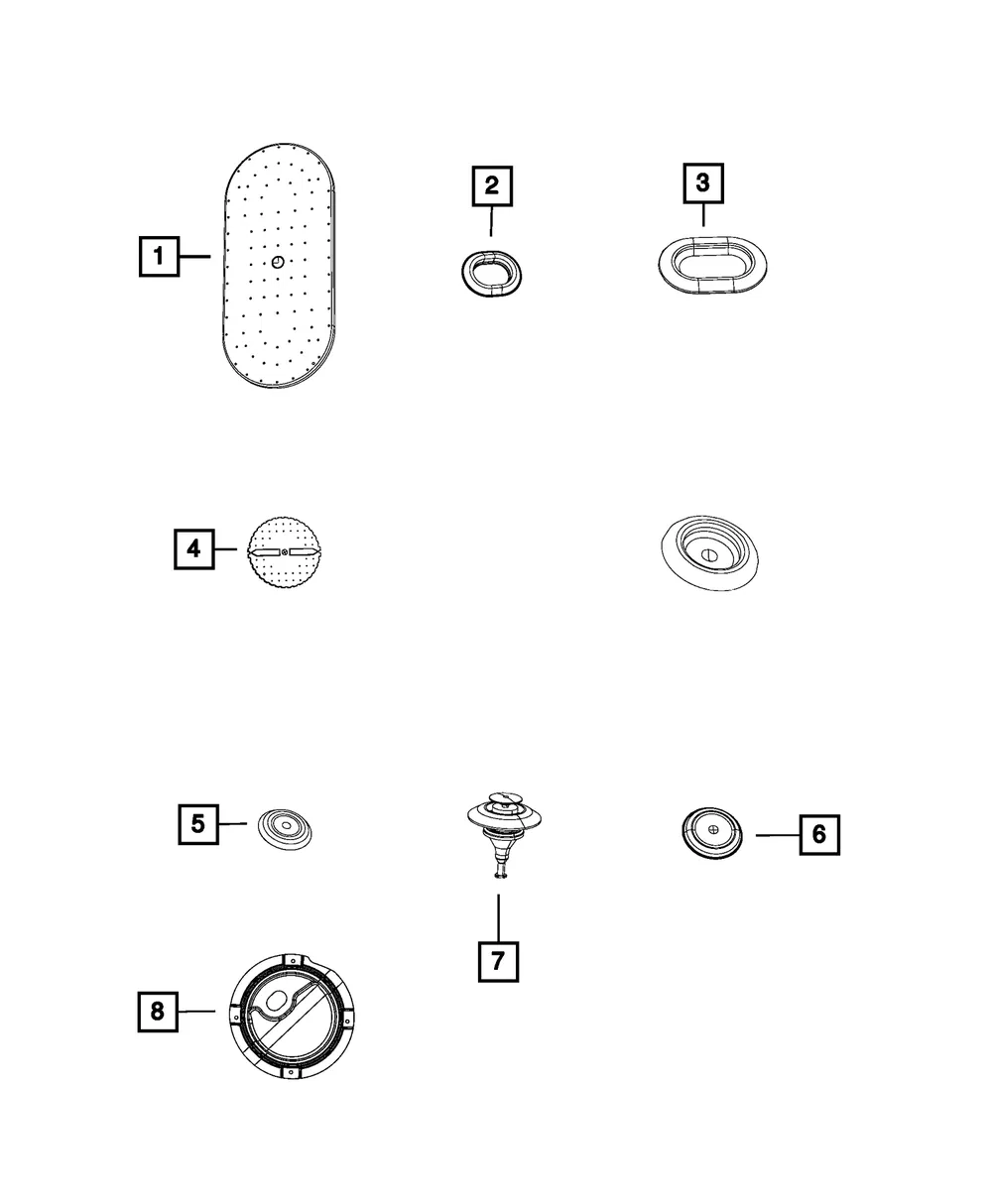 Rubber Plug - Mopar (55397226AA) - view 3