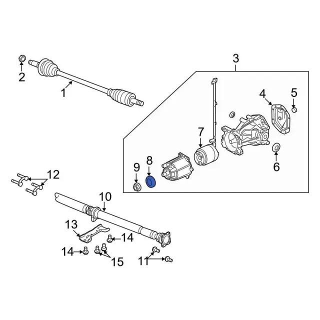 Seal - Ford (5L8Z-4B416-AA) - view 6