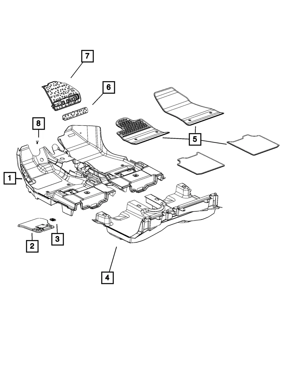 Push Pin - Mopar (5NE13MS7AA) - view 3