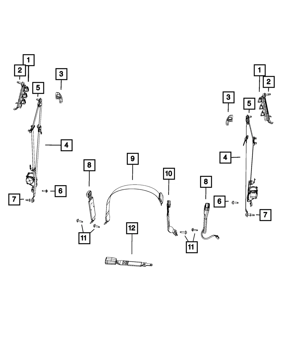 Outer Belt Assembly - Passenger Side (RH) - Mopar (5RL811X7AC) - view 6