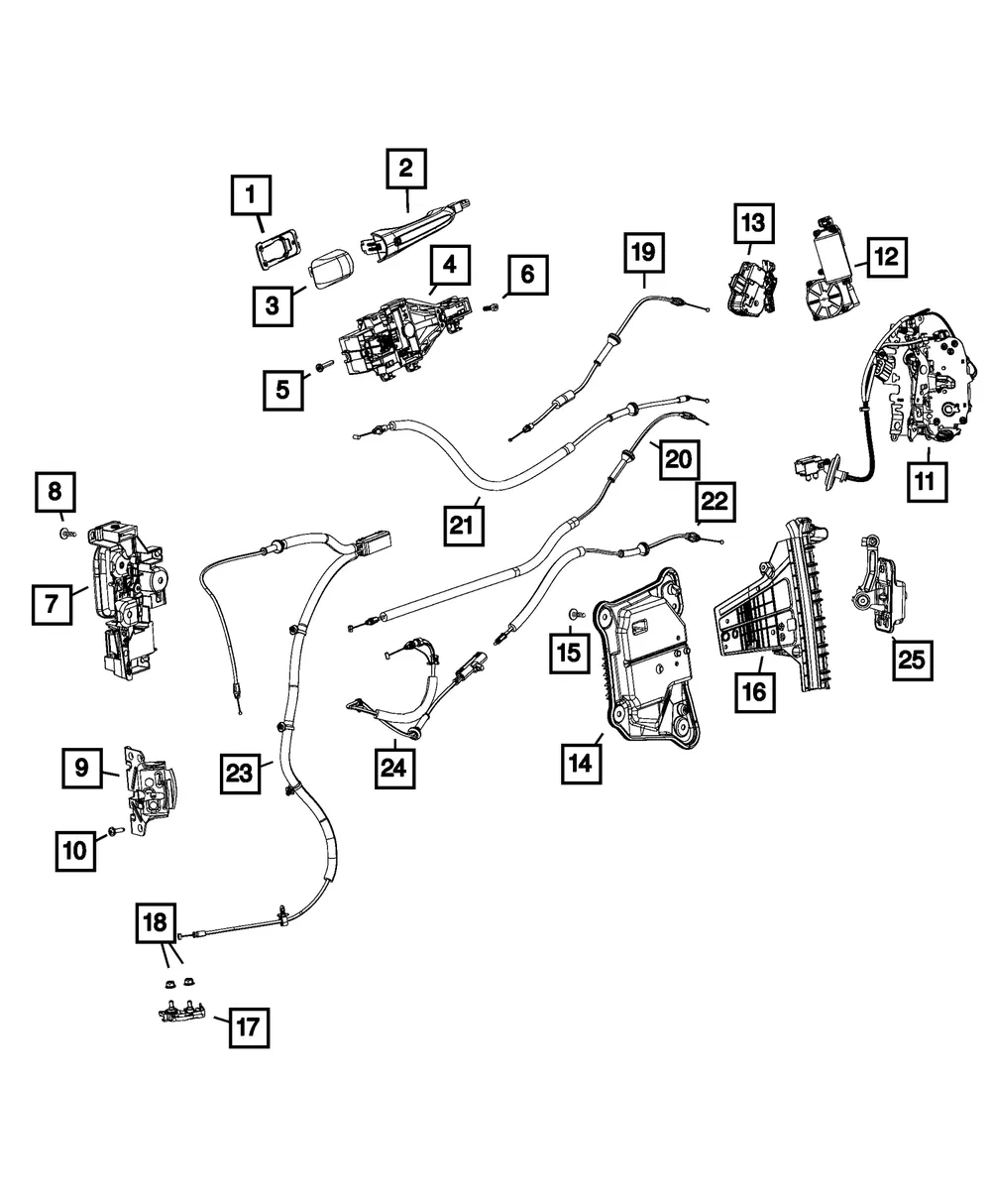 Cap - Driver's Side (LH) - Mopar (5RR33PTEAE)