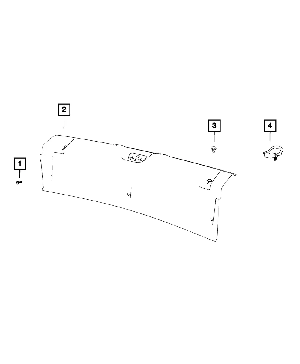 Lift-Gate Scuff Plate - Mopar (5sz82sa5ab)