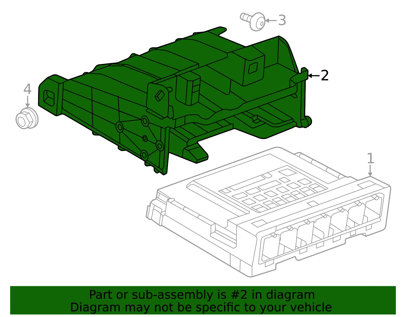 Mount Bracket - GM (60007824) - view 3
