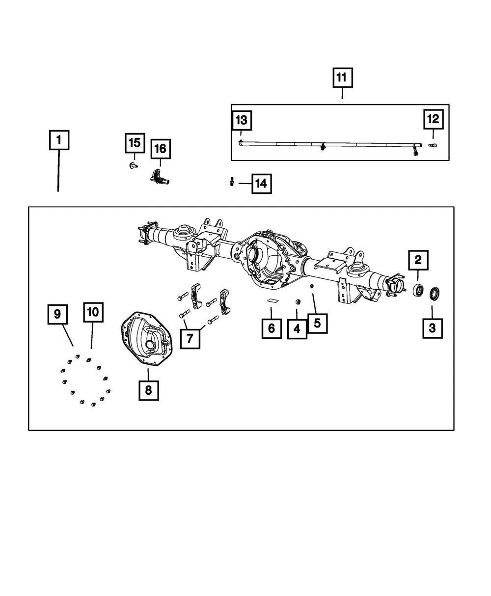 Hex Head Bolt - Mopar (6036775aa)