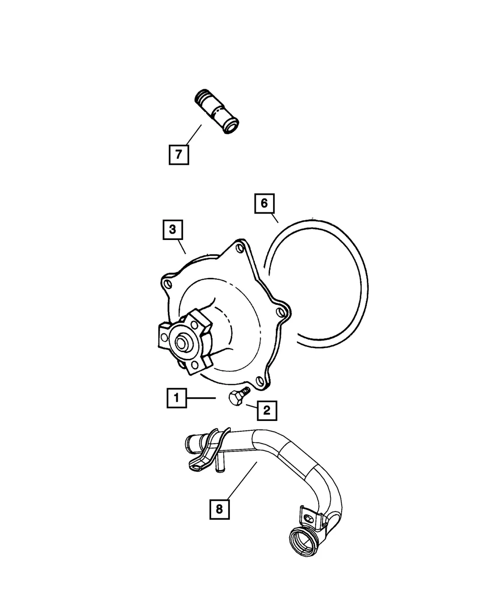 Hex Head Screw And Washer - Mopar (6101451)