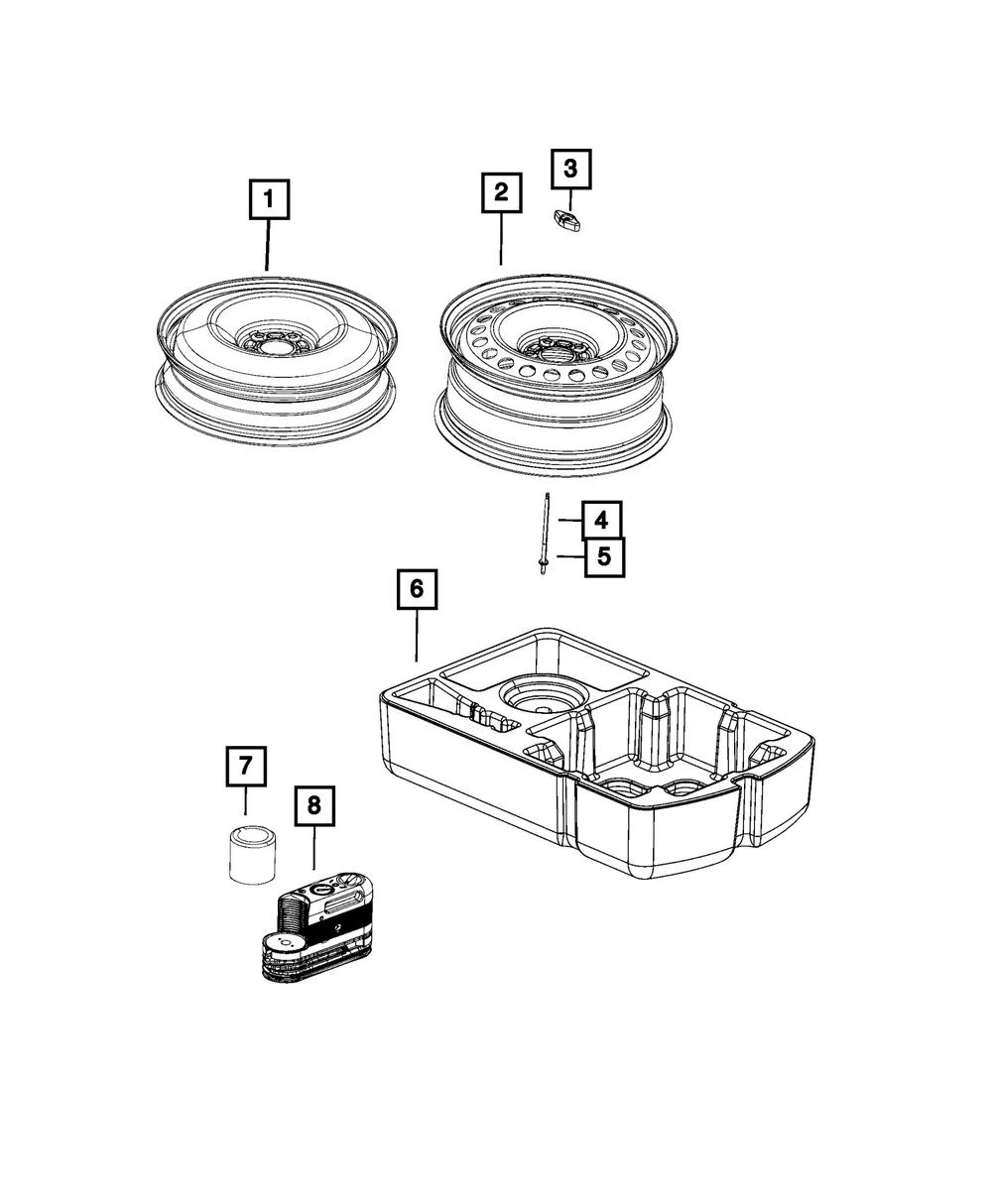 Nut - Mopar (6106331aa)