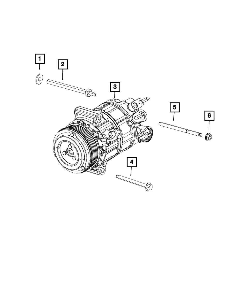 Flat Washer - Mopar (6107093aa)