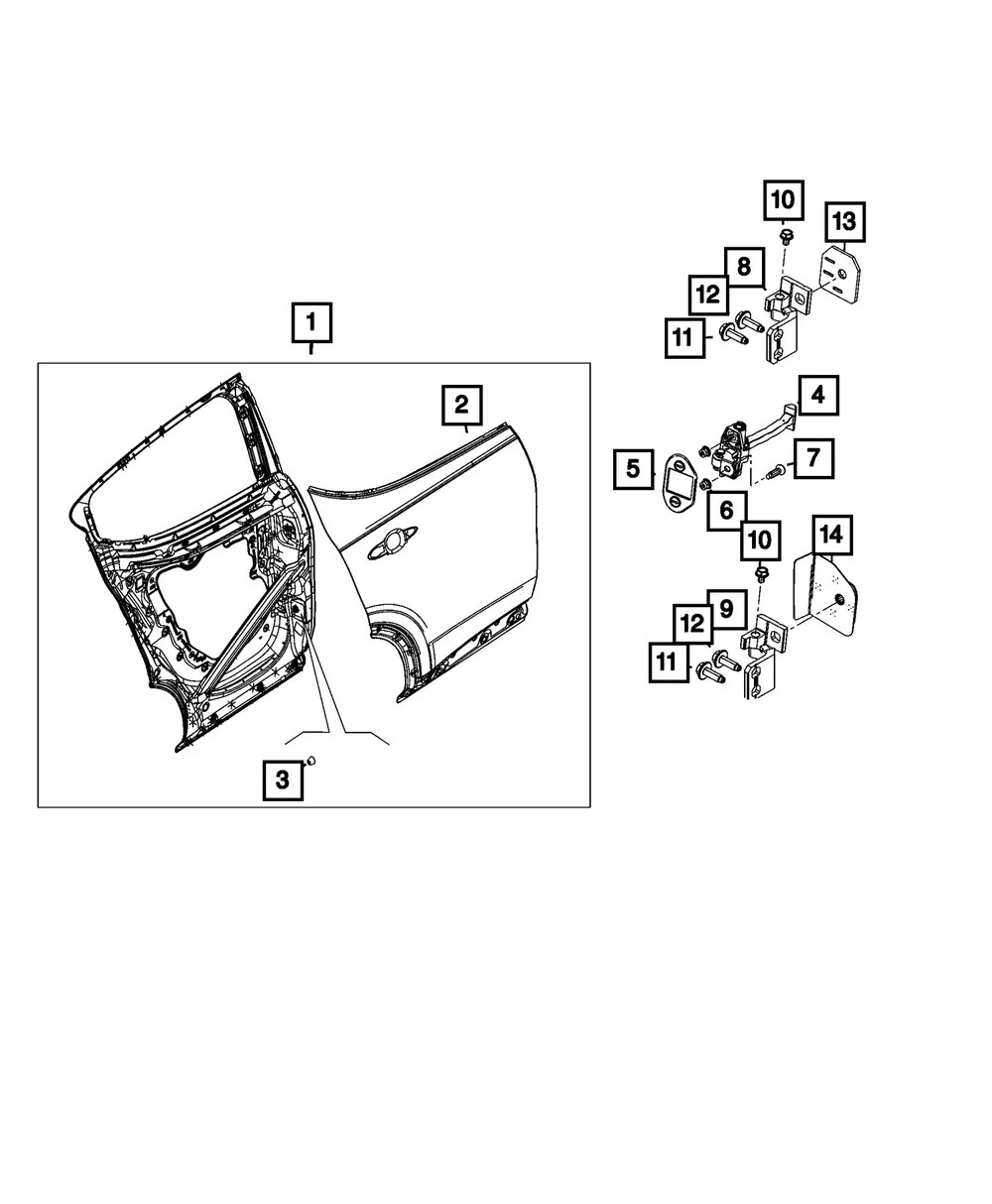 Nut, Export - Mopar (6107110aa)