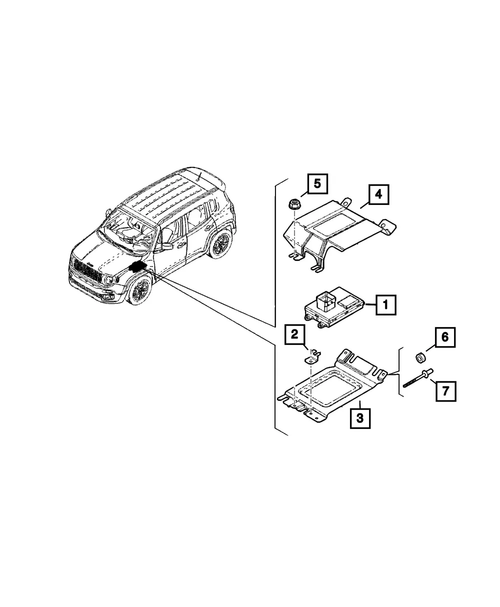 Rivet - Mopar (6107303aa)