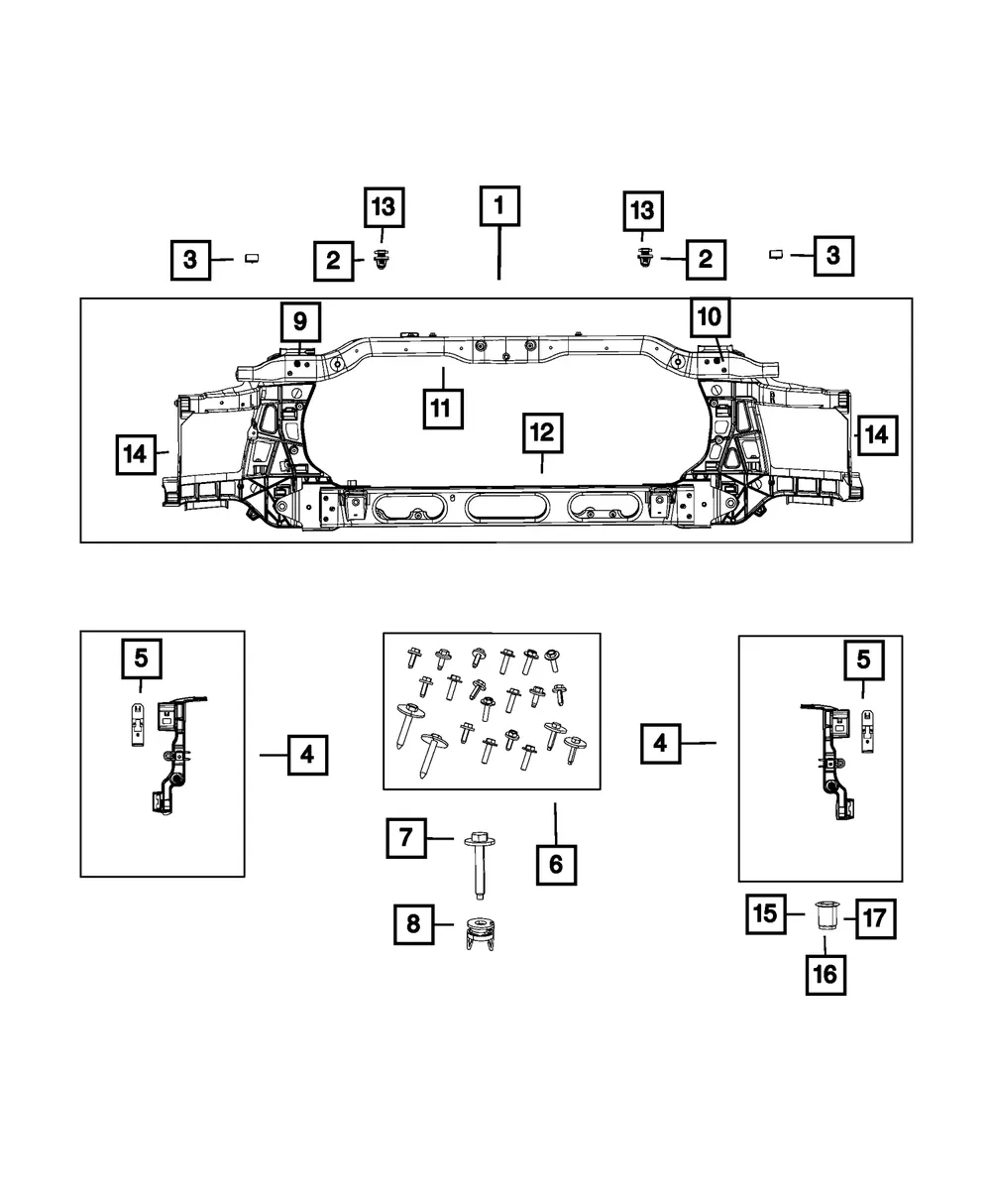 Nut/Rivet - Mopar (6506598AA)