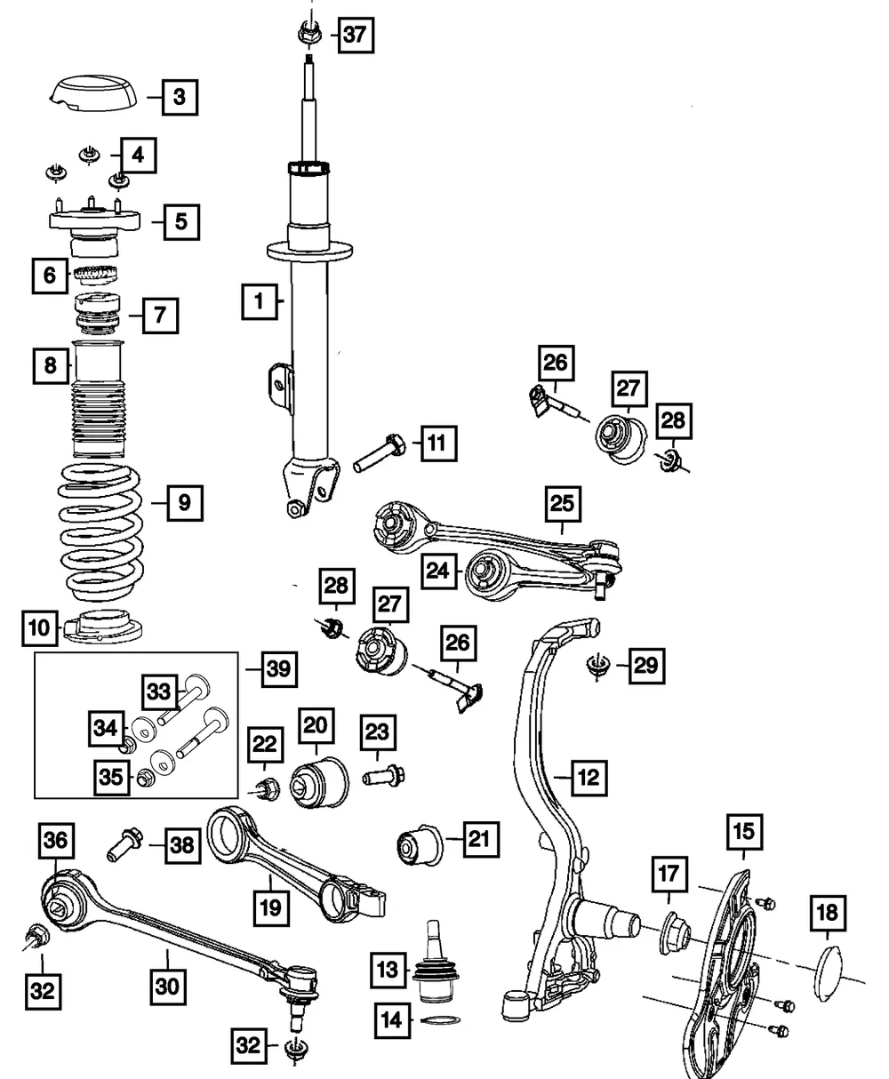 Hex Head Bolt - Mopar (6507089AA) - view 7
