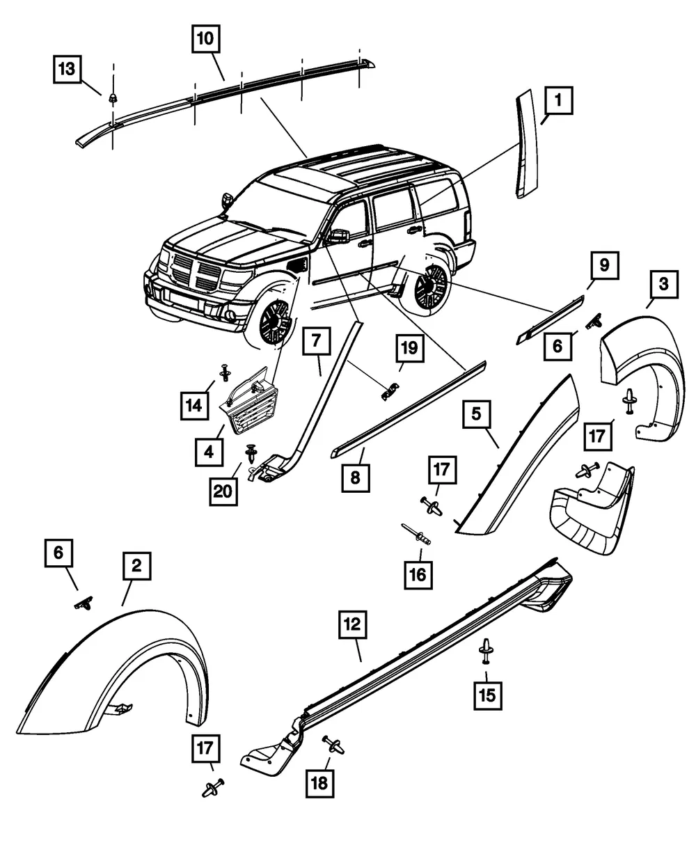 Nut - Mopar (6508603AA) - view 3