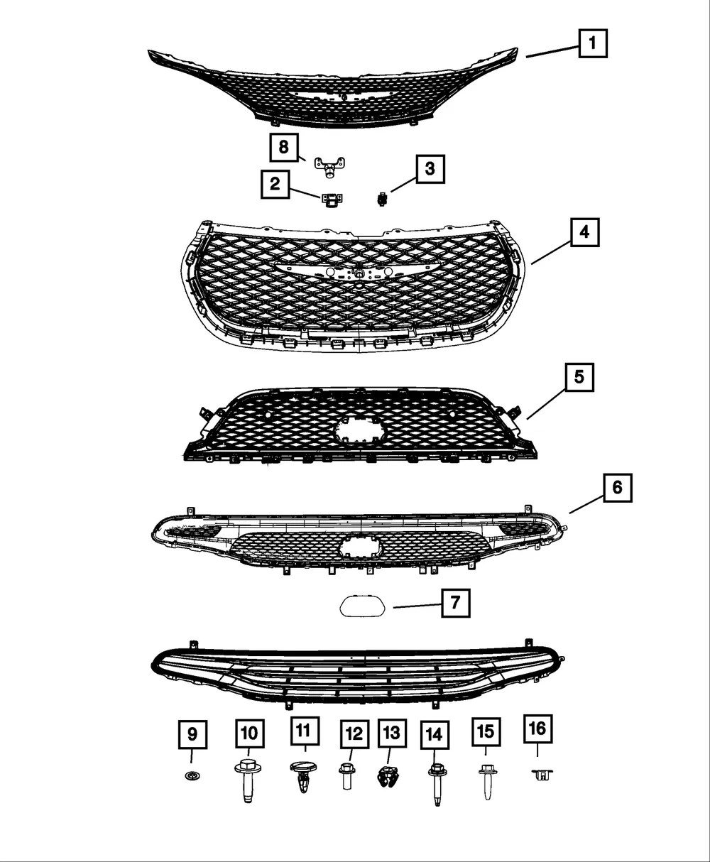 Push Pin - Mopar (6508863AA) - view 2