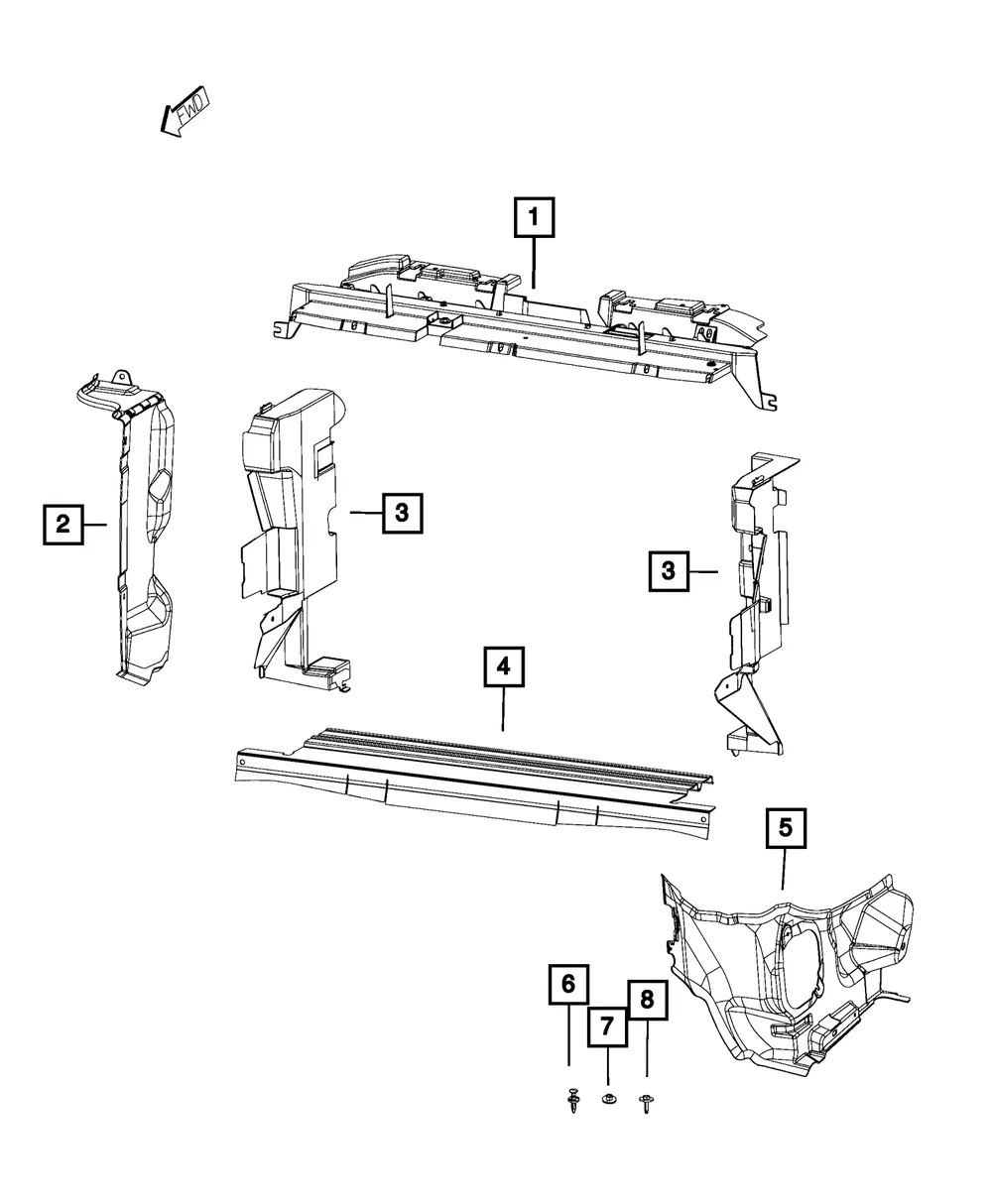 Push Pin - Mopar (6509103AA) - view 4