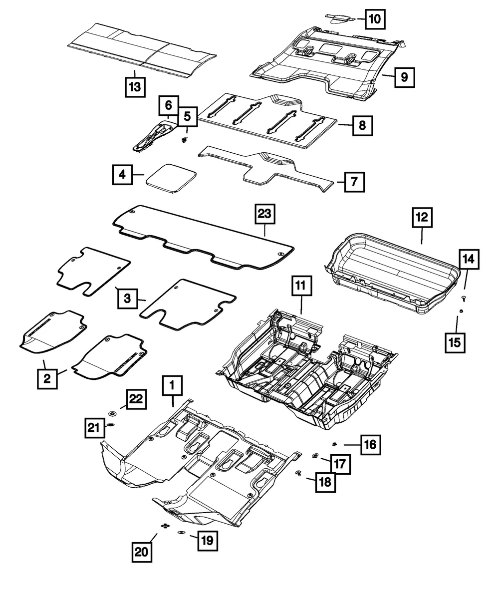 Nut - Mopar (6509109AA)