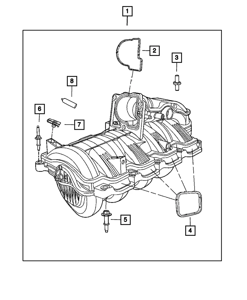 Double Ended Stud, Mounting - Mopar (6509136AA) - view 4