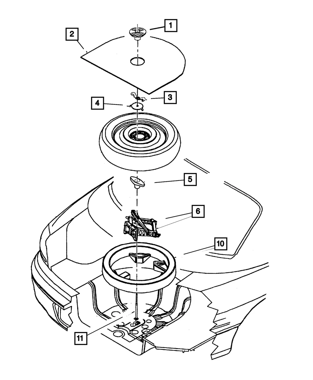 Nut - Mopar (6509327AA)