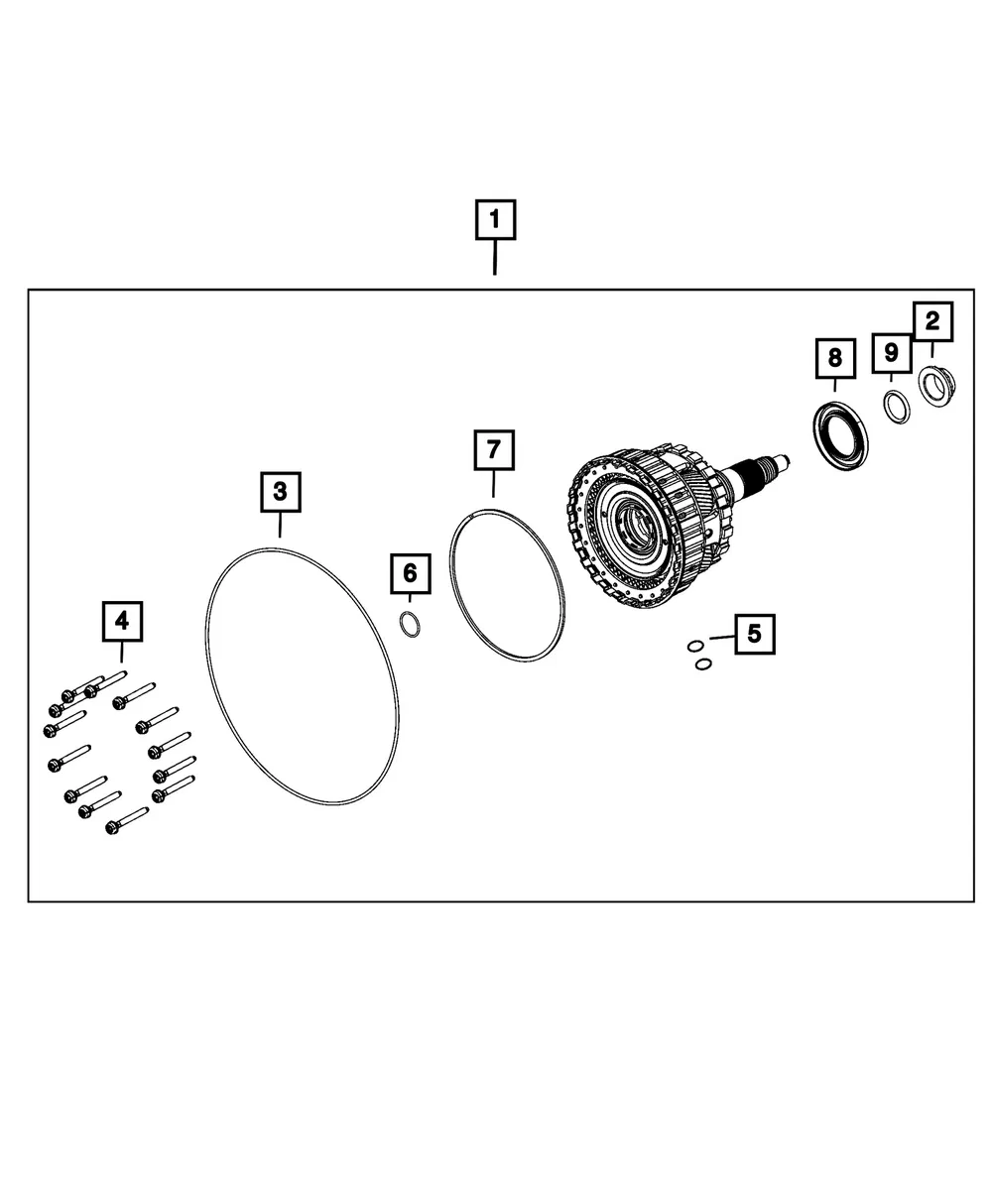 Yoke Retaining Nut - Mopar (6510050aa)