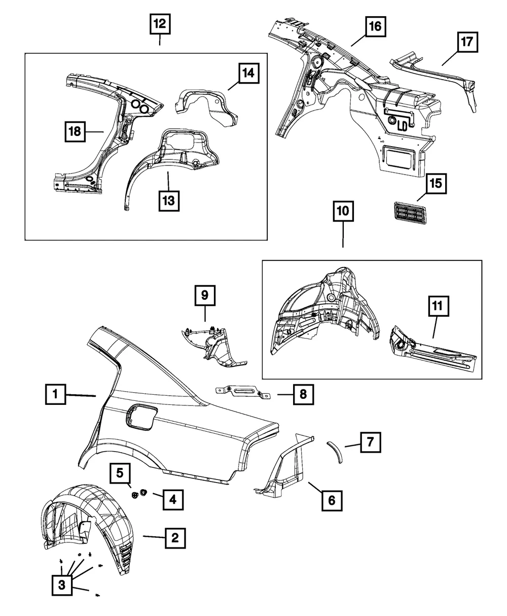 Push Pin - Mopar (6510139AA) - view 2