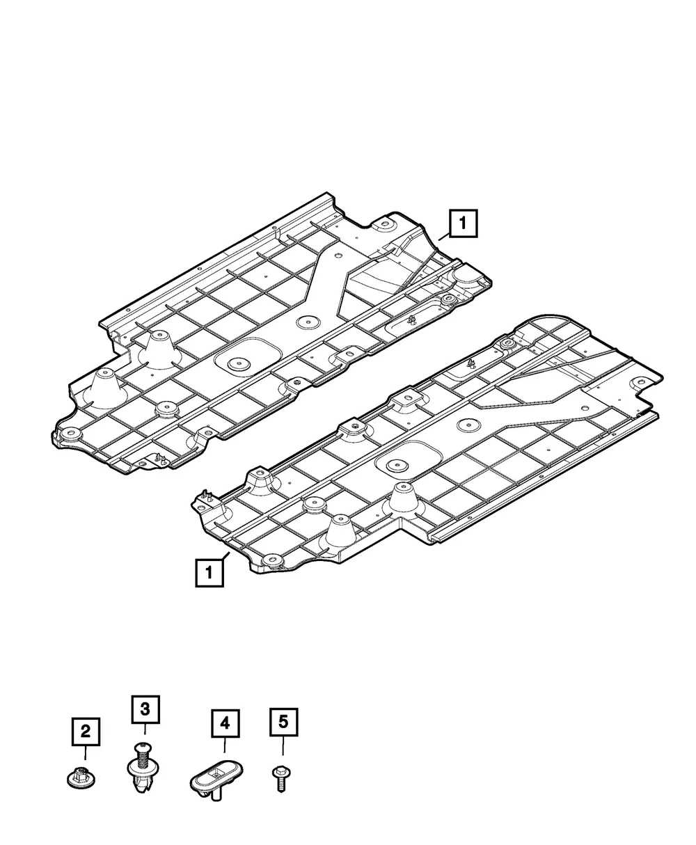 Plastic Snap-In Nut - Mopar (6510405AA)