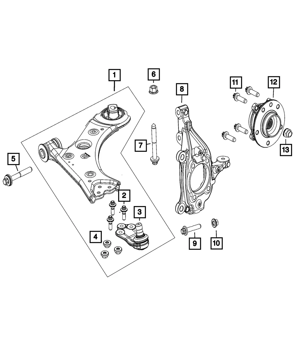Hex Flange Head Nut - Mopar (6511779AA)