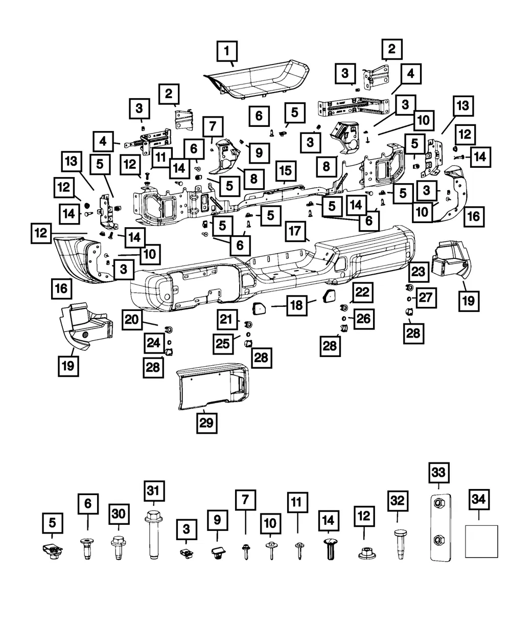 U Type Nut - Mopar (6512056aa) - view 5