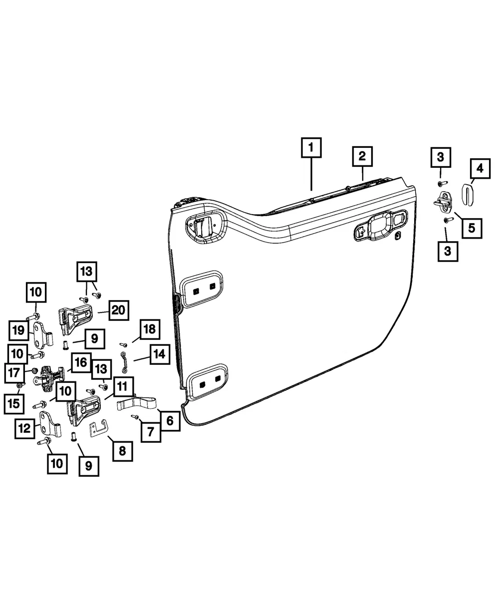 Bolt, Right - Mopar (6512362AA) - view 3