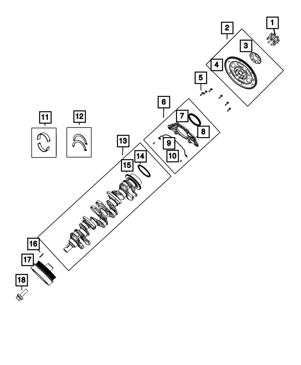 Hex Flange Head Bolt - Mopar (6512490aa) - view 4