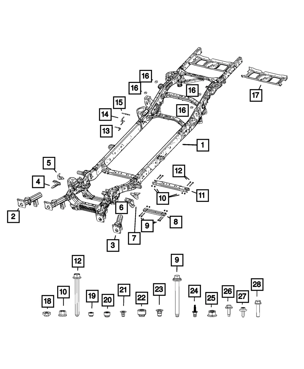 Nut - Mopar (6512534aa) - view 5